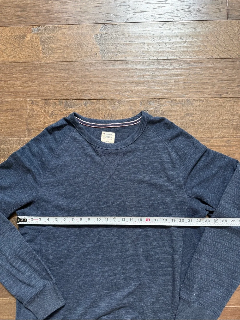 Champion Men's Crewneck Sweater in Navy Blue